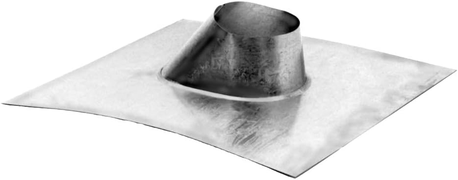 DuraVent 3'' Diameter Type B Gas Vent Roof Flashing Adjustable 0/12–6/12