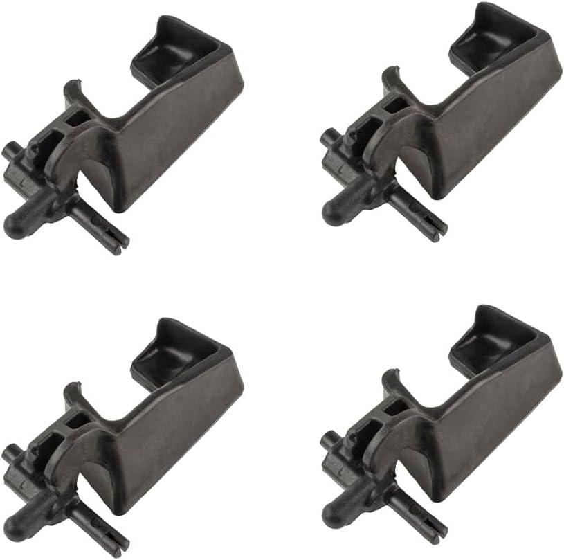 Mytee Products (4 Pack) Door Handle, Interior, Left, Black - Fits Freightliner Argosy, Century Class, Columbia, Coronado, Replaces OEM 18-48225-000, A18-39533-000, FF-48225-000, 999549527