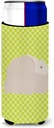 Caroline's Treasures Fluffy Angora Rabbit Green Decorative Hugger, Slim Can, Multicolor