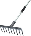 5.5FT Garden Rakes with Anti-Slip Grip Handles for Various Gardening Tasks