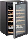 30 Bottle Thermoelectric Red and White Wine Cooler,Fridge Freestanding Counter Top Wine Cellar Refrigerator - Touch Panel Digital Temperature Display