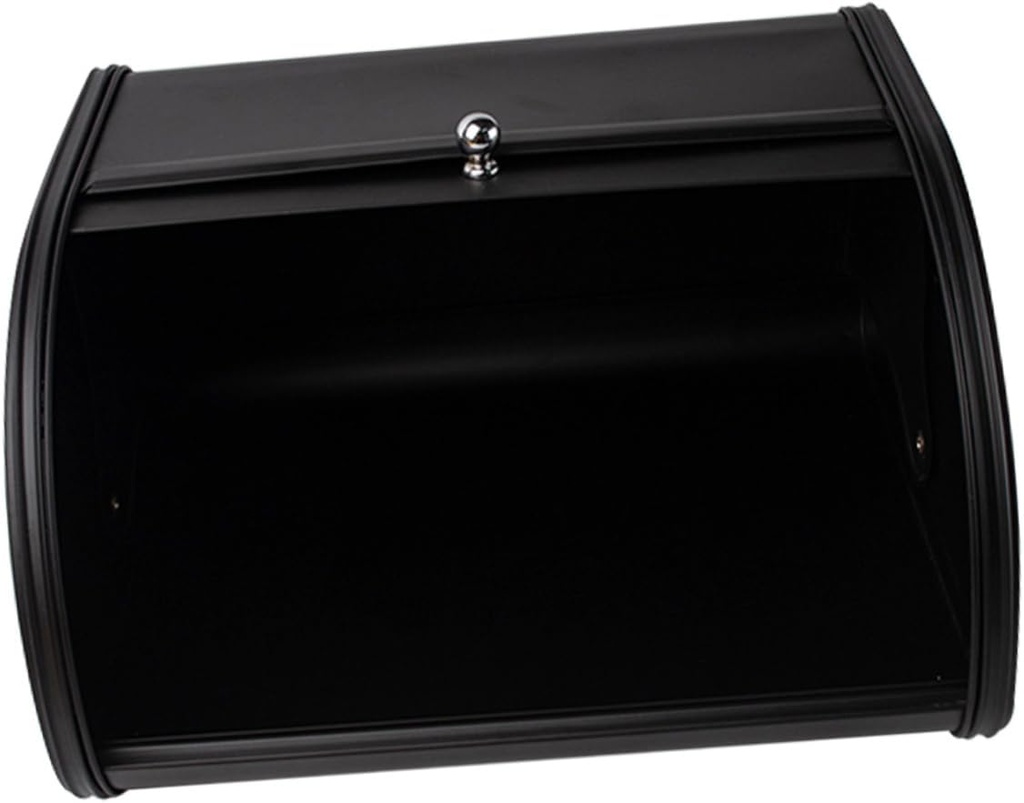 Ciieeo Creative Black Bread Box Practical Storage Container for Bread Snacks Fruits Design Break Resistant for Home Kitchen Organization