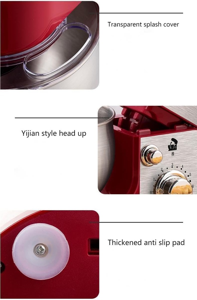 3L fully automatic multifunctional dough mixer, chef, cream beater, egg beater, mixer