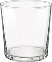 Barazzoni, Set of 6 Ghiffa Glasses, Tempered Glass, Capacity 37 cl, Made in Italy