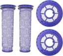 Lemige 2 Pack Post Filters & 2 Pack Pre Filters Replacement for Dyson DC41 DC65 DC66 UP13 UP20 UP30 Animal, Multi Floor and Ball Vacuum Ball Animal 2 Ball Animal 3, Compare to Part 920769-01&920640-01