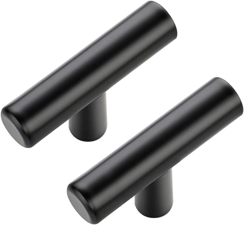 JOY DECOR 60 Pack Cabinet Knobs, Black Cabinet Handles, 2in Kitchen Cabient Knobs, Single Hole Drawer Knobs for Dresser Drawers