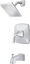 Pfister Bronson Tub & Shower Trim Kit (Valve Not Included), 1-Handle, Polished Chrome Finish, LG898BSC