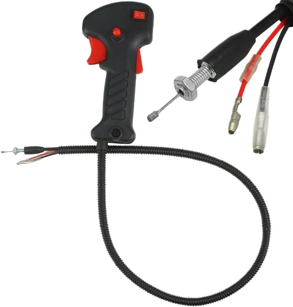 Compatible Strimmer Handle Throttle Switch Assembly Manual Trigger Replacement