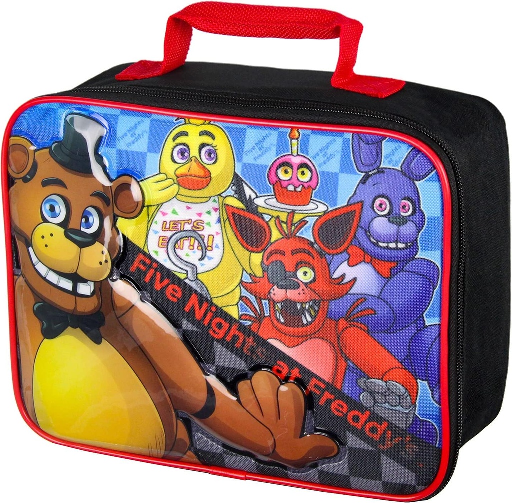 Bioworld Five Night's At Freddy's FNAF Insulated Lunch Box Tote Bag