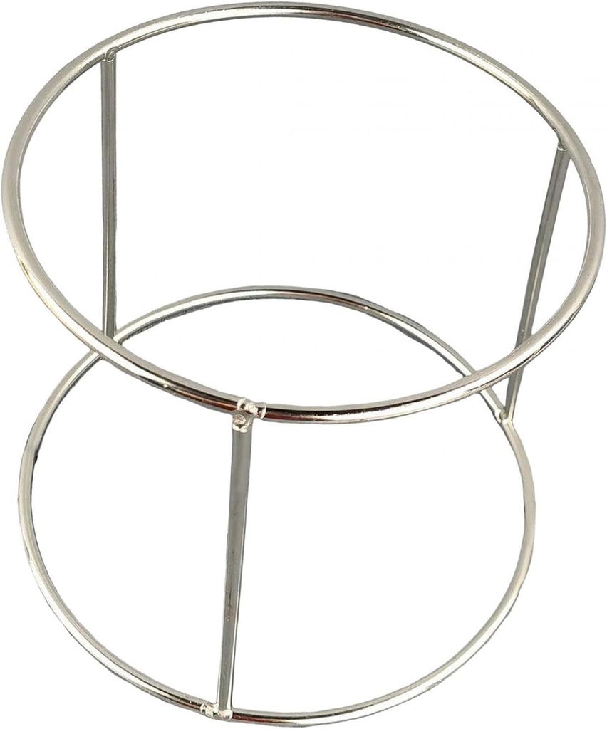 Two Tier Seafood Serving Plate Rack for BBQ and Display, 18x15x16cm