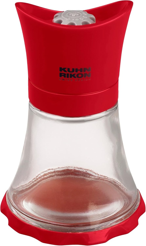 KUHN RIKON Spice Mill Vase Mini (Red) Plastic, 12 x 12 x 8 cm
