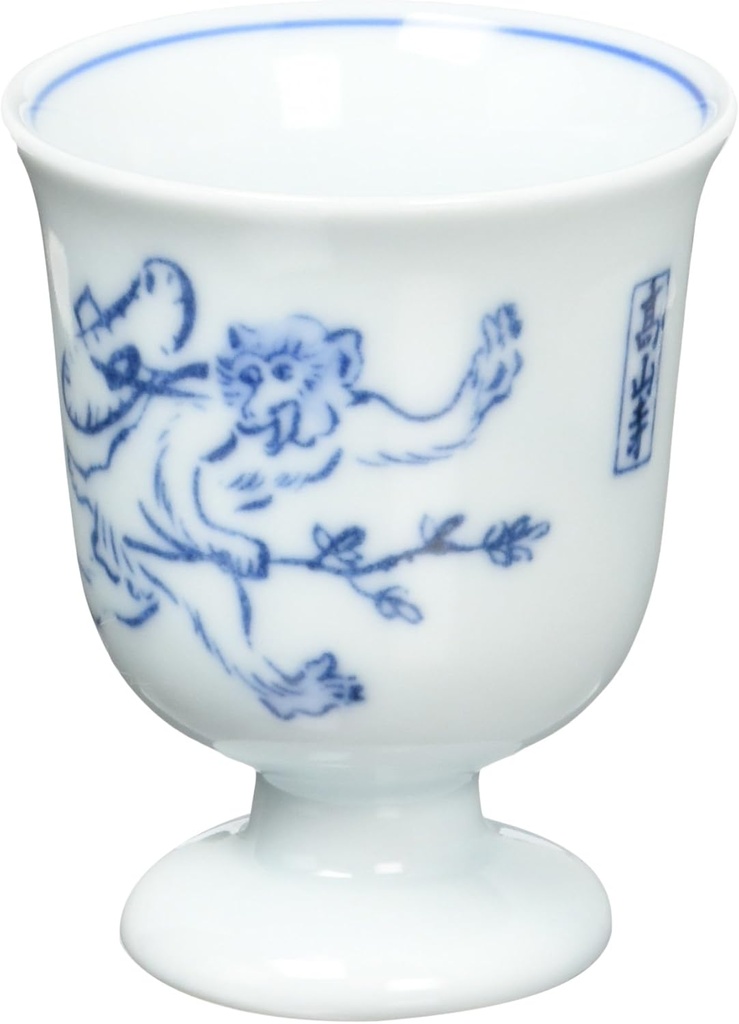 (TV Series Crafts (yamasita Craft) choju-giga Diagram High Raise Fight Glass 5.6 X 5.6 X/6.8 cm 11306090