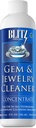 Blitz Gem & Jewelry Cleaner Liquid Concentrate for Gold, Silver, & Platinum Jewelry Cleans Non-Porous, Precious & Semi-Precious Stones. Non-Toxic, Non-Abrasive, & Planet Friendly Made in USA 8oz