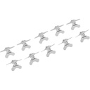 Butterfly Self-Ejecting Quarter Turn Fasteners, .500 in Grip, Pack/10