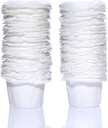 Disposable K Cup Filters, 100 Count Disposable Paper Filters for Keurig Reusable K Cups, White