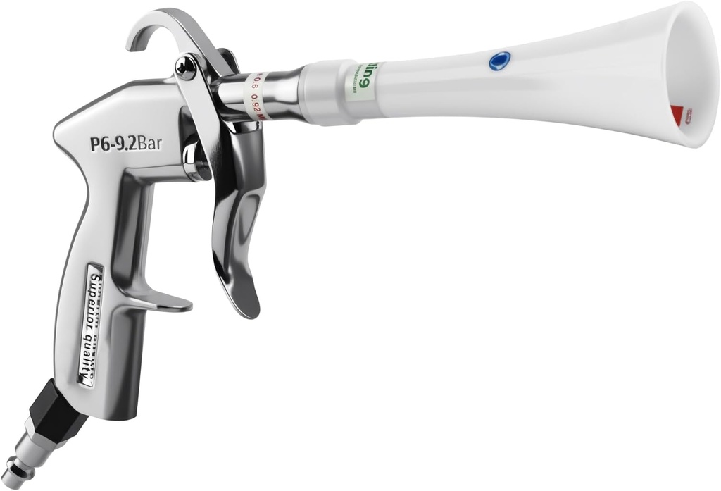 Tornado Dry Cleaning Gun with Brass Adjustable Air Flow Nozzle,Air Blower Gun Quickly Blasts Dirt and Dust from Surface Works with Air Compressor