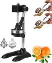 Cast Iron Citrus Juicer, Stainless Steel Manual Lemon Press, Food Processors For Commercial, Easy Juice Extraction