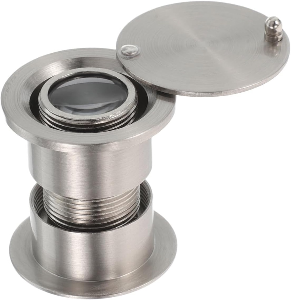 Veemoon Home Security Door Viewer Anti-pry Peephole with Wide Angle Metal Privacy Cover