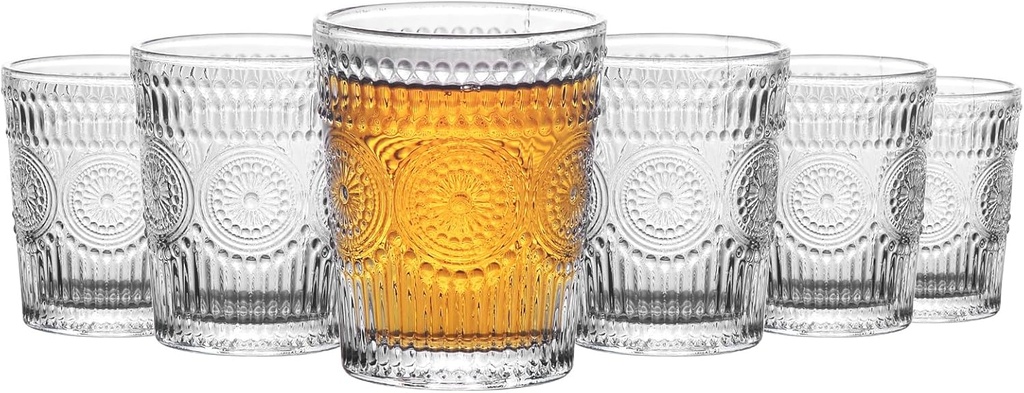 Fancy Shot Glasses - Set of 6, Perfect for Tequila, Soju, or Tasting, Bulk Pack