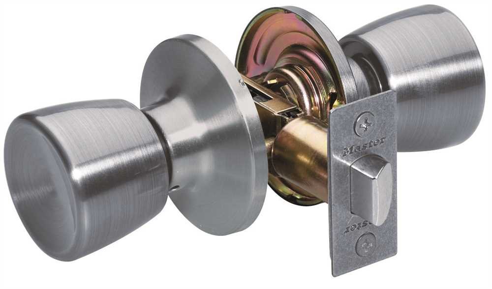 Master Lock Knob Lockset,Mechanical,Passage,Grd. 3 TUO0403/T6P - 1 Each