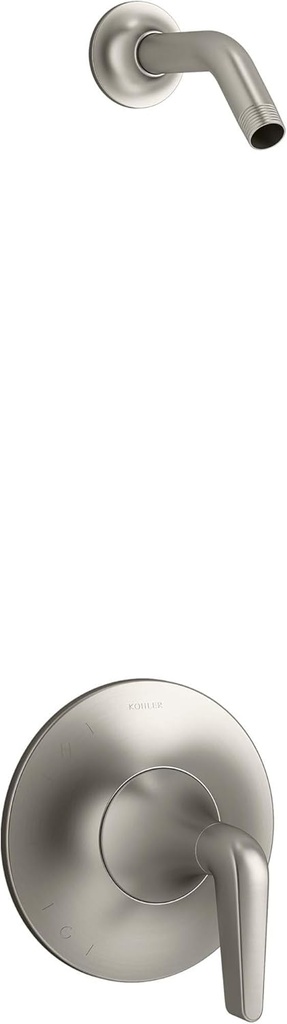 Kohler K-TLS22029-4-BN Tempered Shower Trim Set, Vibrant Brushed Nickel