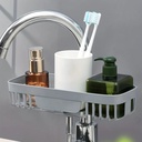 Kitchen Faucet Storage Rack Dishwashing Sink Sink Supplies Household Rag Sponge Drain Hanging Basket Storage Rack