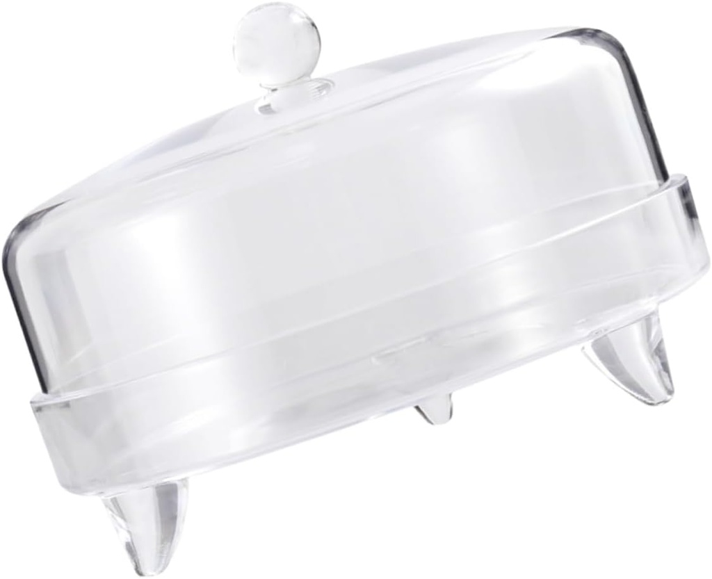 Acrylic Cake Cover Food Cover Cake Carrier Lid and Handle Easy to Clean for Transporting and Displaying Pastries