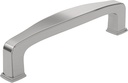 Richelieu Hardware BP81092195 Charlemagne Collection 3 3/4-inch (96 mm) Center-to-Center Brushed Nickel Transitional Cabinet and Drawer Pull Handle for Kitchen, Bathroom, and Furniture