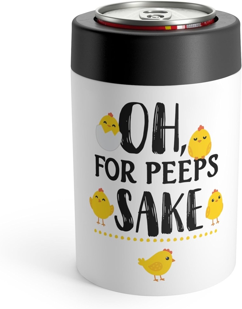 Oh For Peeps Sake Christians Holiday Men Women Can Holder 12oz