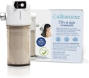 Alkanatur Shower Water Filter With Replacement Filter- Eliminates Chlorine & Other Chemicals From Water - Certified By The Cacti - Best Shower Filter For Hair And Skin - 100% Calcium Sulfite-Free
