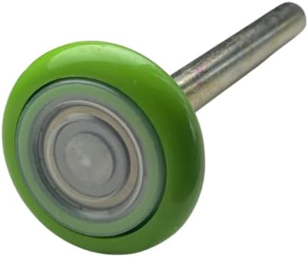 Green Nylon Garage Door Roller 2" 8 Ball Bearing 6200ZZ Gold Plated w Sealed Cap and Back Box of 10