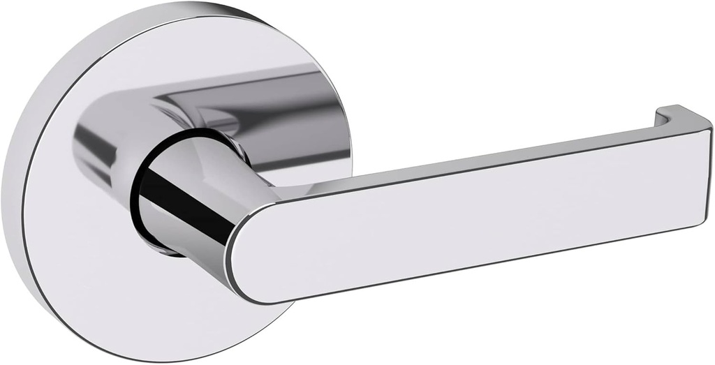 Baldwin 5105.Pass 5105 Passage Door Lever Set with 5046 Rose from The Estate Collection - Polished Chrome