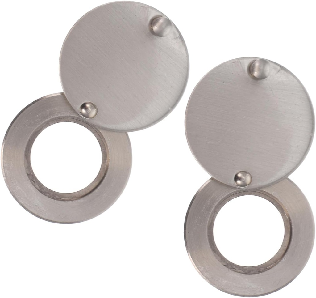 2pcs Door Viewer Privacy Cover for Enhanced Security Copper Peephole Protector for Home Use Easy Installation for Front Doors