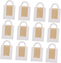 Window Cake Boxes Handheld Paper Pastry Packaging for Cupcakes Easy Assemble Multi Functional Bakery Containers for and Events