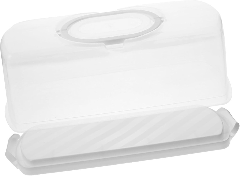 Cabilock Portable Cake Box Reusable Multi Use Container for Bread Snacks Elegant Design for Stylish Storage for Outdoor Events and Home Use