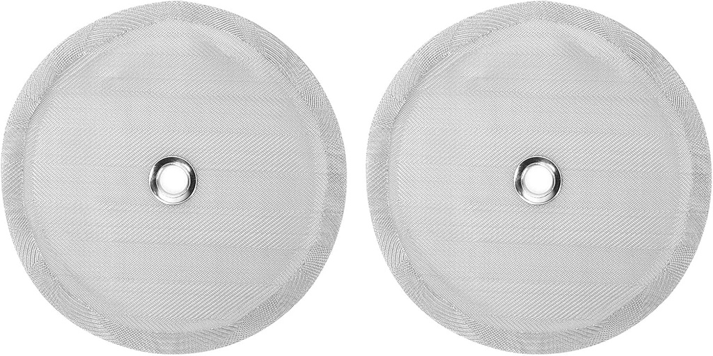 2PCS French Press Replacement Filters, 100 Mesh Stainless Steel Filter Screen Replacement for Coffee Press Accessory