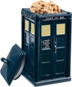 Doctor Who Tardis Ceramic Cookie Jar, 10” - Airtight Police Box Canister For Treats, Snacks, Dog Food & More - Officially Licensed - Special Dr. Who Season Decor Gift for Adults, Men, Women