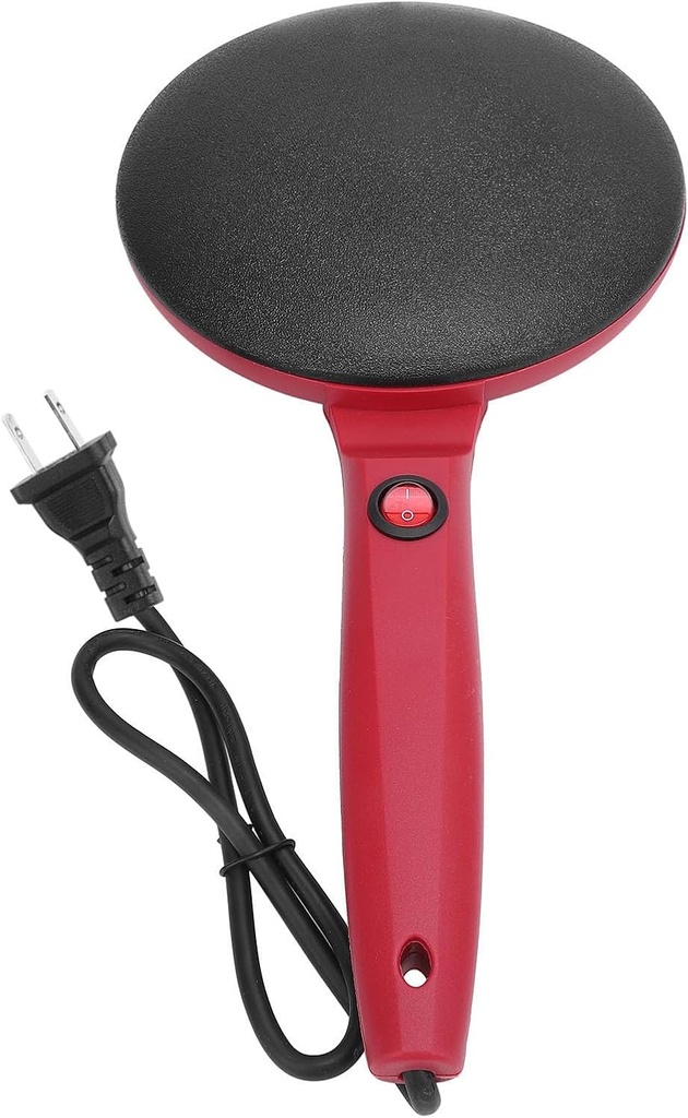 Electric Crepe Maker Nonstick Coating Automatic Temperature Control Plate for Quick Breakfasts Kitchen (US Plug 110V)