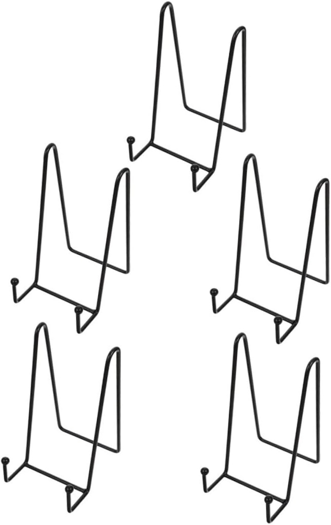 5pcs Display Stands Design Desktop Stands for Pictures Plates Artworks Jewelry Racks for Home Office Event Decoration