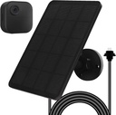 Solar Panel for Blink Camera, Solar Panel 4W Compatible with Blink Outdoor 4 (4th Gen) Camera, Solar Charger for Camera Outdoor with 13.12Ft Outdoor Power Cable, Adjustable Mount, IP65 Waterproof