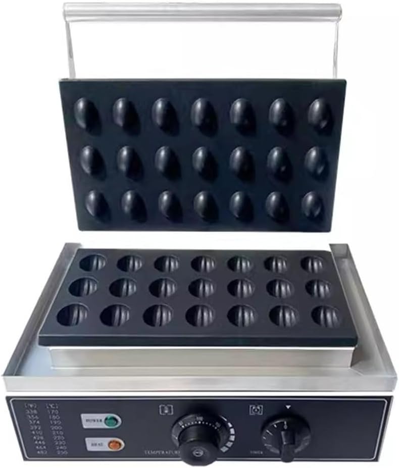 Electric Waffle Maker Nut Shaped Waffle Making Machine Chestnut Peel Crispy Waffles Maker Kitchen Appliance (110, Volts)