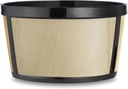Reusable 4-5 Cup Basket Coffee Filter Fits Mr. Coffee, Cuisinart, Black & Decker, Hamilton Beach Coffee Makers, Stainless Steel, BPA-Free