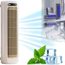 Outfany Cooling Ace, Portable Cooling Tower Fan Air Conditioner Quiet, 3 Wind Speeds, Room Air Conditioners Portable Windowless USB charging, 24h Long-Lasting Battery Life -0203,Apricotwhite-25