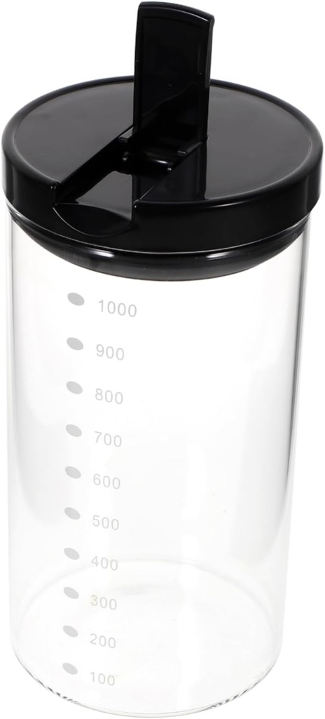 Ciieeo Candy Jars Lids Glass Food Jars Glass Cookie Container Household Food Holders Organizati