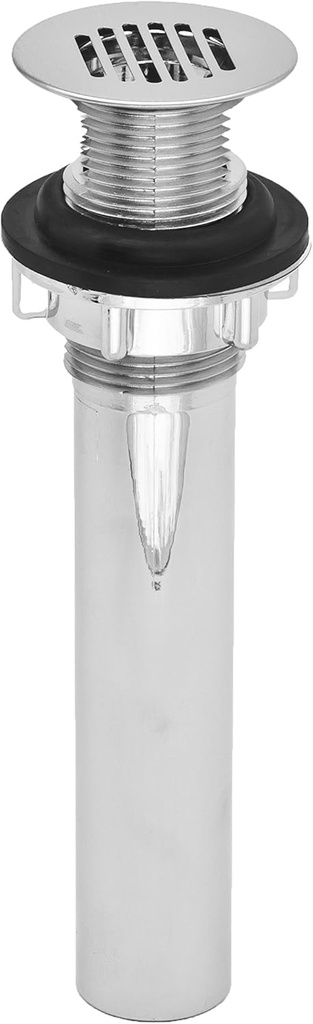 DecoDRAIN Grid Strainer Drain for Bathroom Vanity/Lavatory/Vessel/Sink, Plated ABS Body No Overflow; Chrome; PF0727-CH