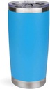 Travel Tumbler, True Blue, 20 oz, Stainless Steel Vacuum Insulated Coffee Mug