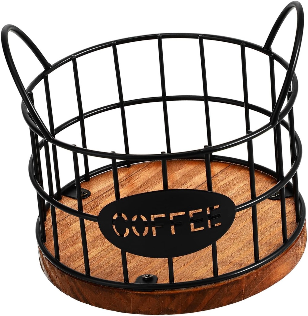 Metal Wire Coffee Capsule Storage Basket Espresso Organizer Countertop Holder Desktop Fruit Basket