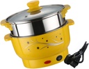 OUNONA Steam Pot Electric Cooking Boiler Multifunctional Pot Double Layers Easy to Use for Home