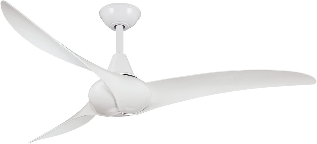 MINKA-AIRE F843-WH Wave 52 Inch 3 Blade Ceiling Fan in White Finish