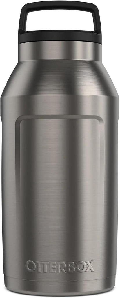 OtterBox - Elevation Growler, Durable Stainless Steel Cup with Screw Lid, Maintains Ideal Liquid Temperature For Days (64oz, Stainless Steel)